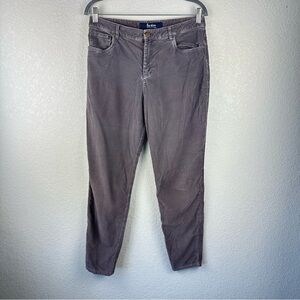 Boden Gray Corduroy Straight Leg Pants Size 12R